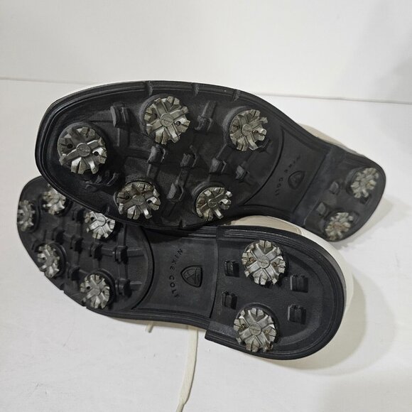 Nike Golf Shoes Womens Size 8.5 White Soft Spikes - Picture 6 of 8